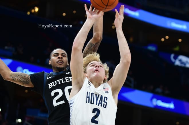 Mac McClung and the Hoyas couldn't get away from Butler. 