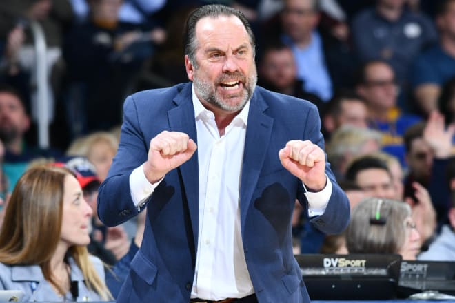 Notre Dame Men's Basketball Head Coach Mike Brey Expects His Players To  'Grow Up' And 'Be Men' During Tough Times