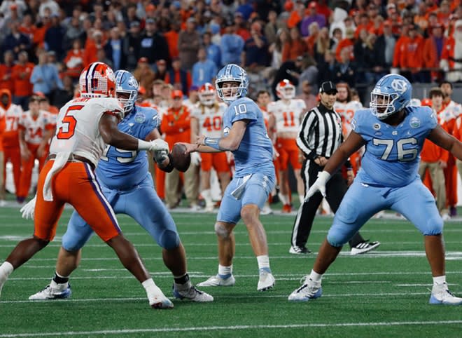 UNC is headed back to Charlotte for its bowl game, and here we dive into the Tar Heels' history in the Queen City.