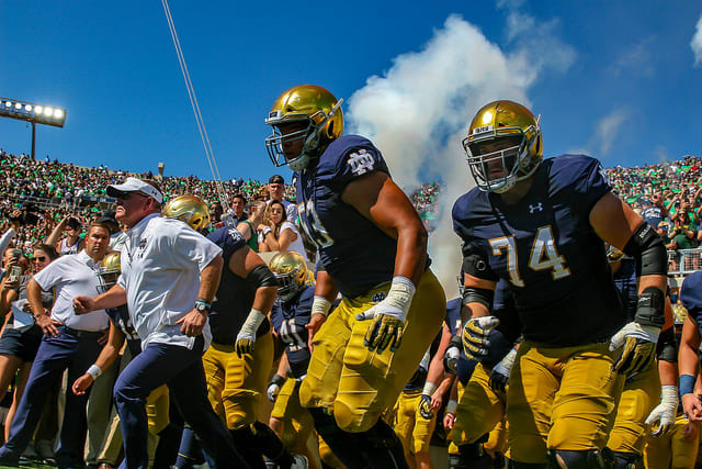 Brian Kelly and the Irish are aiming for their second 12-0 regular season in six years.