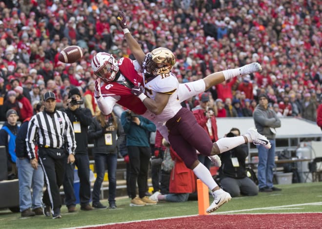 Carlson says Minnesota must find a No. 2 CB behind Coney Durr.