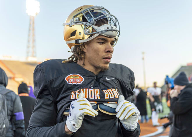 Former Notre Dame wide receiver and Pittsburgh Steelers draft choice Chase Claypool