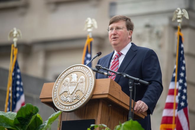Gov. Tate Reeves gives his 2021 State of the State Address at the state Capitol in Jackson, Miss., Tuesday, Jan. 26, 2021. Sdw 178 Eric Shelton/Clarion Ledger-Imagn Content Services, LLC