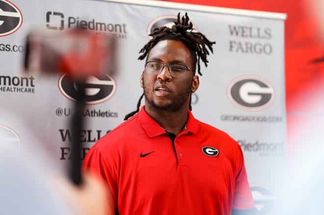 Zion Logue says he's excited about Georgia's defensive line room.