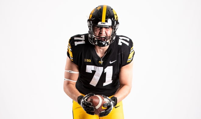 Class of 2023 offensive lineman Logan Howland picked up a new offer from Iowa this weekend.