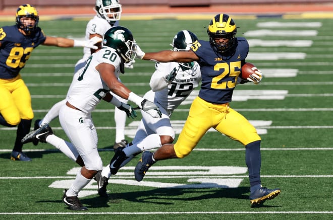 Michigan Wolverines football RB Hassan Haskins