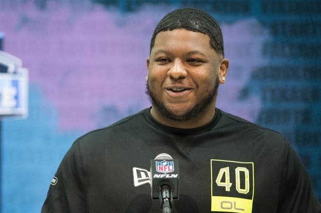 Former Michigan Wolverines football Center Cesar Ruiz was drafted by the New Orleans Saints in the first round.