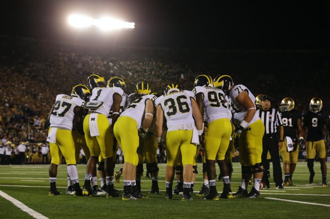 Michigan fell 31-0 in its last trip to Notre Dame on Sept. 6, 2014.