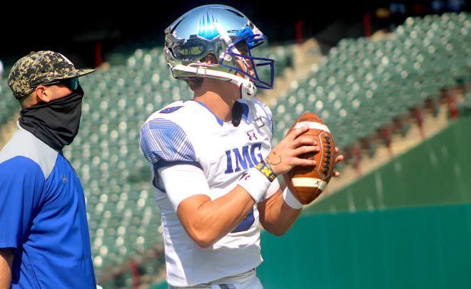 Rivals100 quarterback JJ McCarthy is committed to Michigan Wolverines football recruiting, Jim Harbaugh.