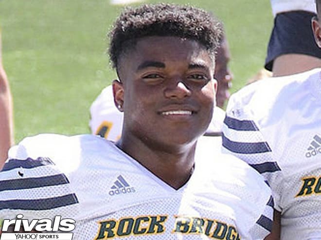 Columbia (Mo.) Rock Bridge 2019 running back Nathaniel Peat will see his first game in South Bend this weekend for the Virginia Tech game.