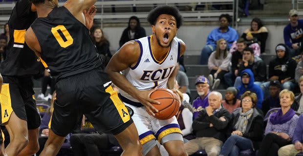 ECU's Jayden Gardner has been named a unanimous choice for this year's AAC All-Freshman team.