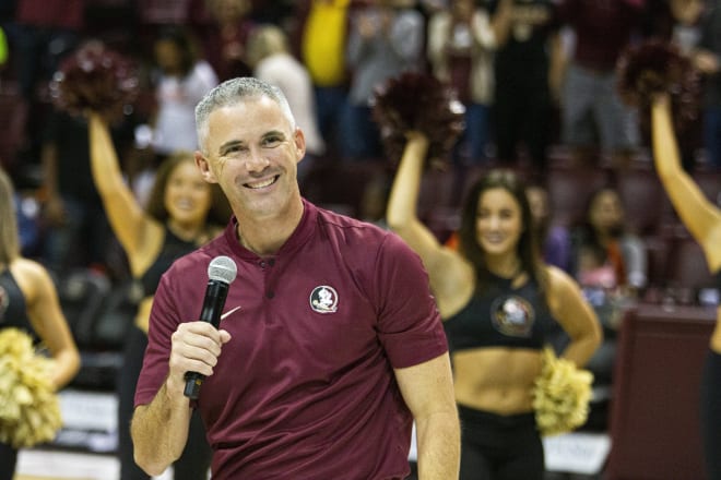 FSU football coach Mike Norvell talks QBs, transfers, Tour of Duty conditioning drills and more.