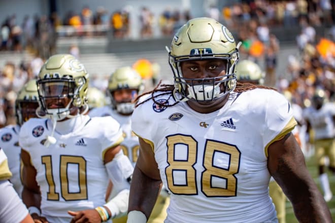 Biggers at 350+ pounds cuts a large shadow on the field