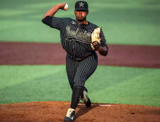 Kumar Rocker pitches complete game as Vanderbilt takes first game