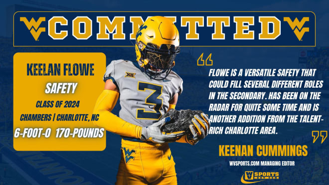 Flowe has committed to the West Virginia Mountaineers football program.