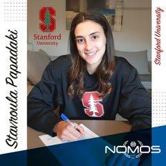 Stavroula Papadaki joins Stanford WBB's 2022 class. 