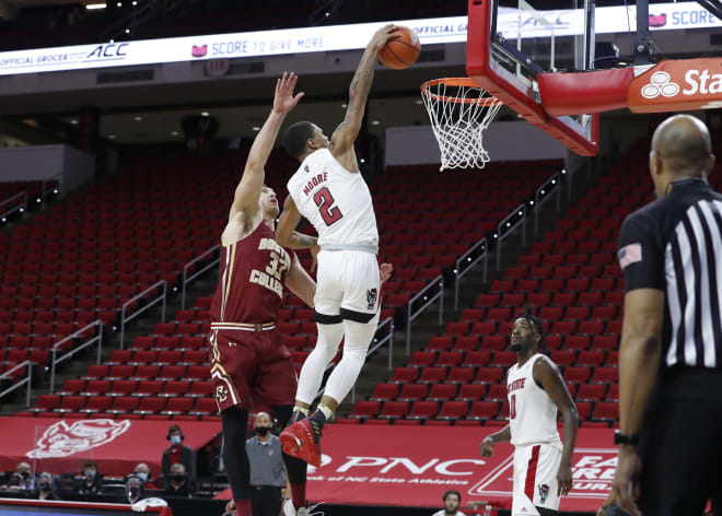 NC State Wolfpack basketball Shakeel Moore 