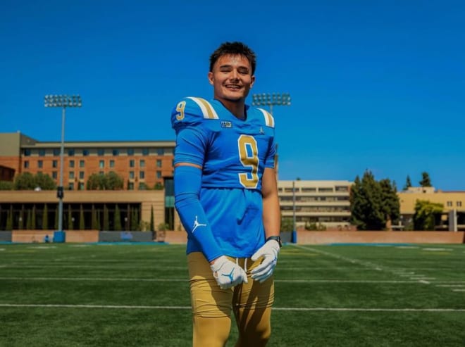 Tight end Noah Flores on his official visit this past weekend at UCLA.