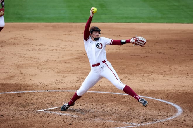 Kat Sandercock needed just 37 pitches over five innings to secure the no-hitter on Friday.