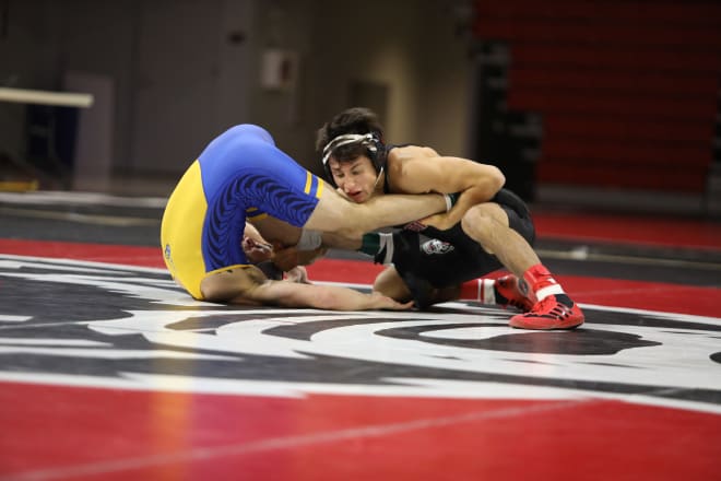 NC State Wolfpack wrestling 125-pounder Jakob Camacho