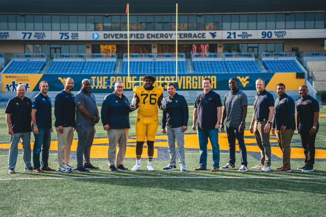 West Virginia caught the attention of Howerton on his official visit.
