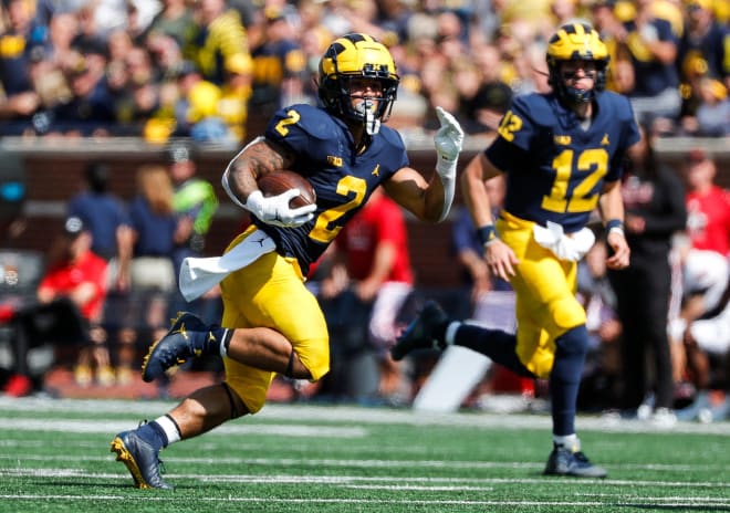 Michigan Wolverines football tailback Blake Corum