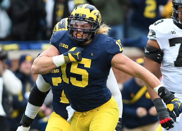 Fifth-year senior defensive end Chase Winovich has one last shot at beating Ohio State.