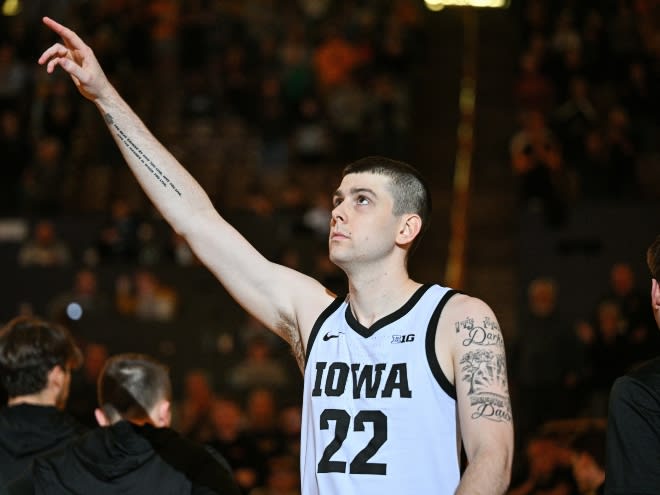 Patrick McCaffery is still recovering from an illness that left him out of Saturday's game vs. Rutgers. 