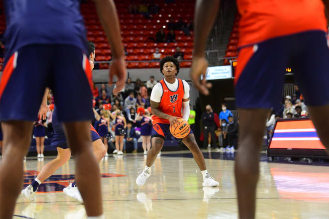 Wendell Green during Auburn's Orange-Blue scrimmage.