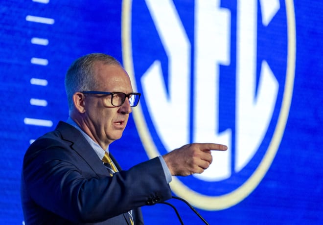 Greg Sankey is the SEC's commissioner.