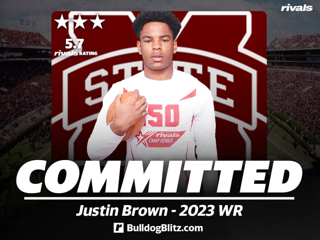 Mississippi State lands commitment from 3-star WR Justin Brown out of Blackman (Tenn.) 