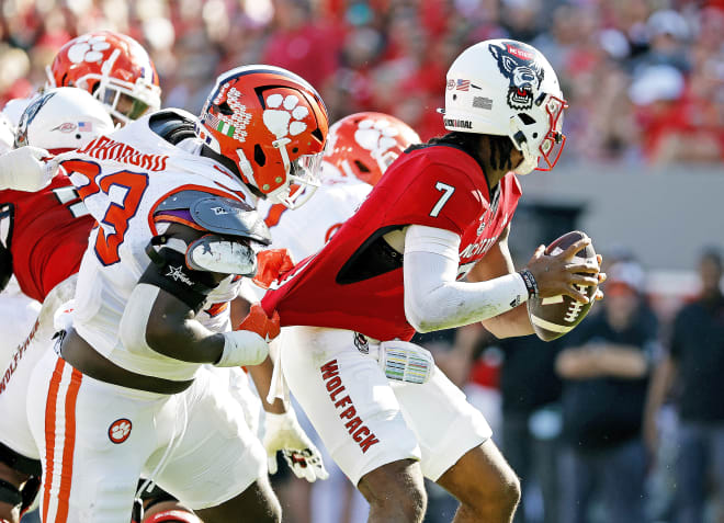 Clemson's defense played winning football against the Pack, allowing just 202 total yards.