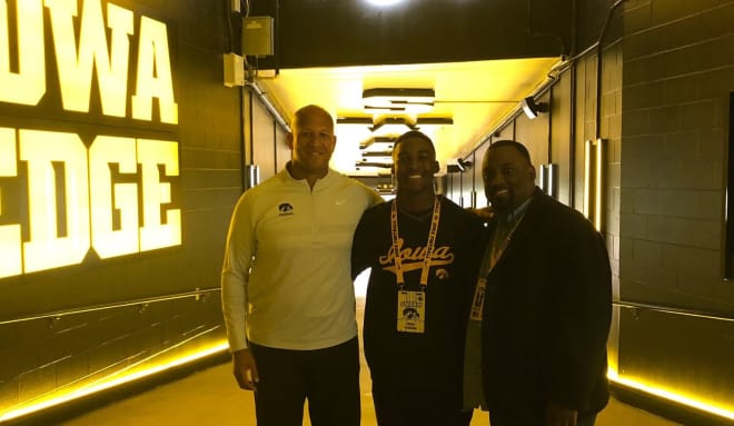 Class of 2023 quarterback Chris Parson landed an offer from Iowa after his visit this past weekend.