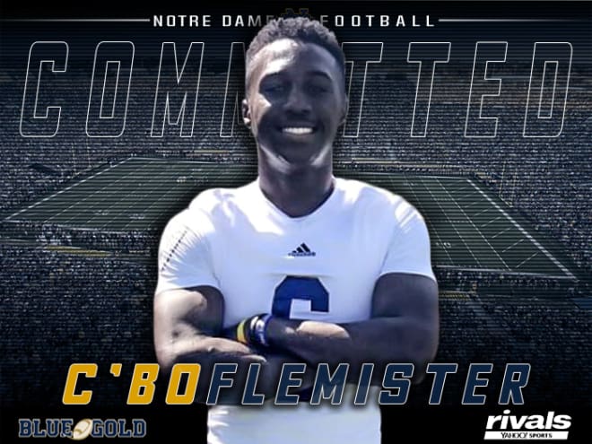 Notre Dame has added another piece to its 2018 class with the commitment of Zebulon (Ga.) Pike County three-star running back C'Bo Flemister.