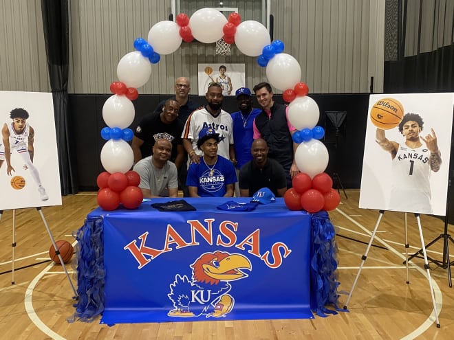 Chris Johnson, the No. 55 ranked player in the 2023 class, committed to Kansas on Tuesday night