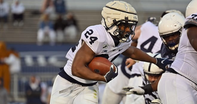 Penn State Nittany Lions running back Keyvone Lee emerged to have a big season in 2020 as a true freshman. 