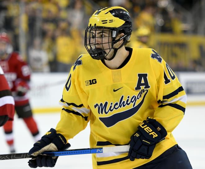 Junior forward Will Lockwood tallied a pair of goals in the two games against Ohio State. 