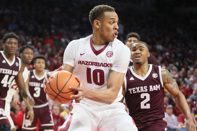 Gafford dropped 18 points and six rebounds in Arkansas' 94-75 win over A&M