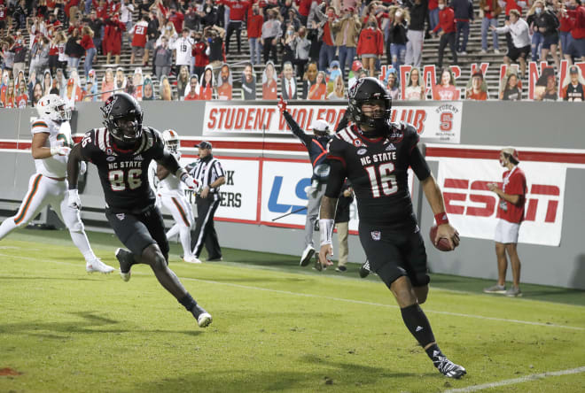 NC State Wolfpack football quarterback Bailey Hockman