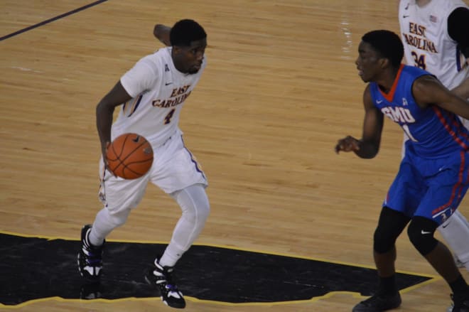Prince Williams scored 20 but ECU fell short in Dallas in a 74-63 loss to SMU Sunday afternoon.