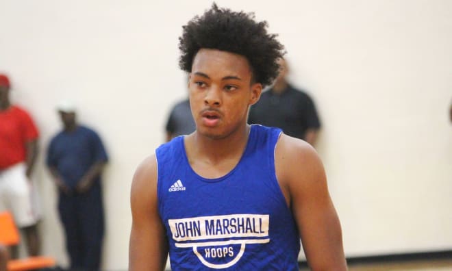 John Marshall point guard Jason Nelson is averaging 17.3 points, 5.2 assists and 3.9 rebounds per game for the 17-2 Justices.