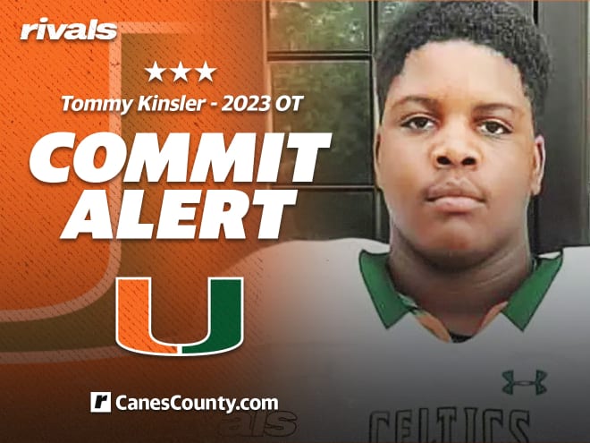 Miami lands three-star in-state OT Tommy Kinsler