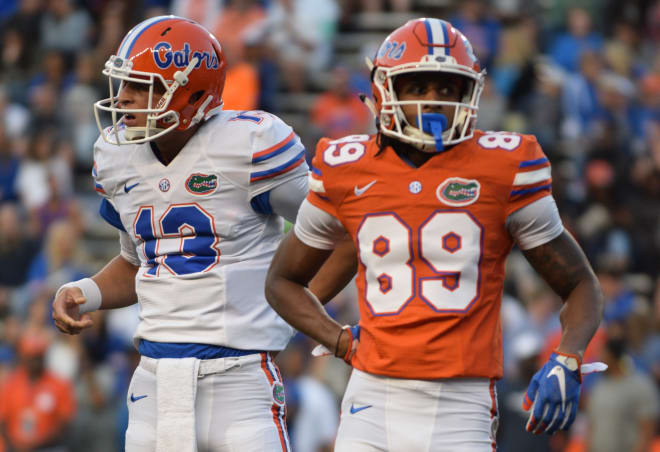 Redshirt freshman quarterback Feleipe Franks and sophomore wideout Tyrie Cleveland