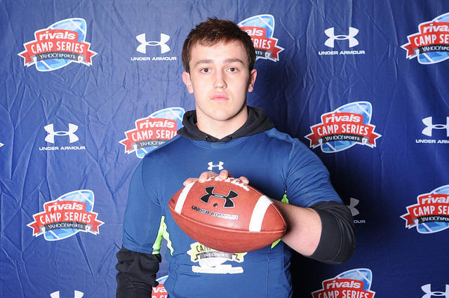 Warinner, as a sophomore, at last year's Rivals Camp Series. 