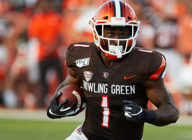 Grad transfer Andrew Clair ran for 1,937 yards in three years at Bowling Green.