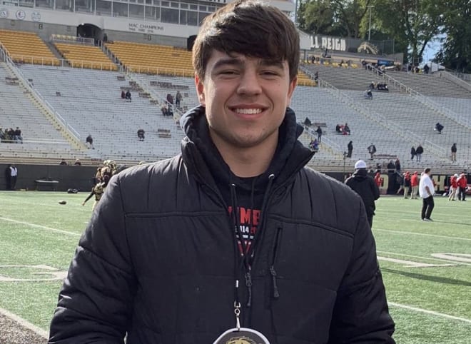 Junior tight end Brett Perronne recently picked up his first offer from Minnesota State.