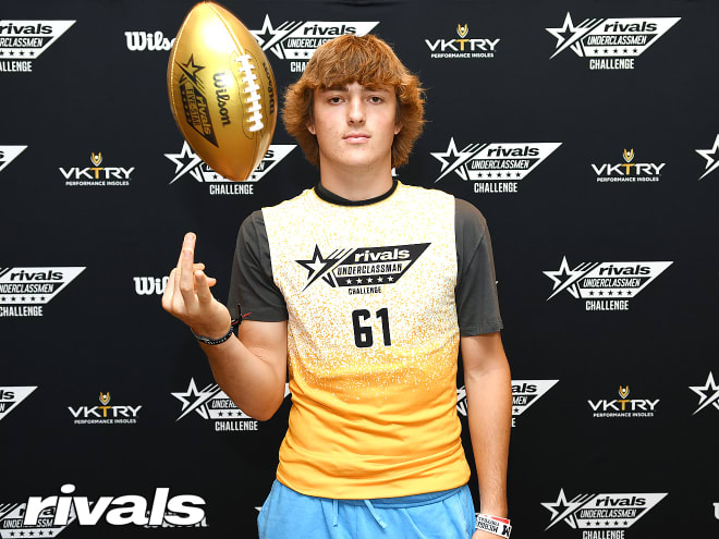 2025 four-star Lexington (Ky.) quarterback Cutter Boley had a big outing for his Lexington Christian Academy team. 