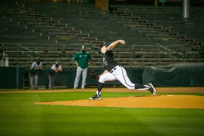 Sun Devil starter Cooper Benson left with an injury after just one inning of work in ASU’s 3-2 loss Friday to Hawaii. (Sun Devil  Athletics Photo