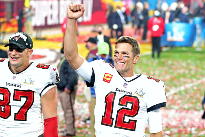 Former Michigan Wolverines football and current Tampa Bay Buccaneers QB Tom  Brady won his 7th Super Bowl yesterday
