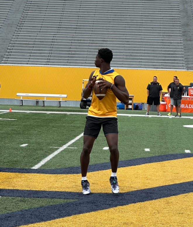 Wilkins is the QB commitment for West Virginia.
